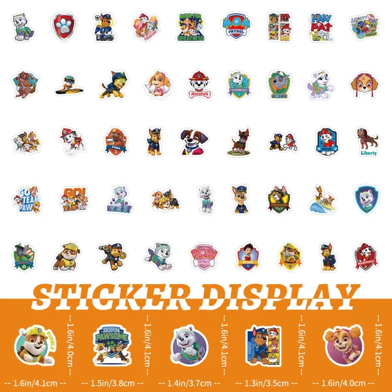 Pack 100 Stickers Pat Patrouille – Image 6