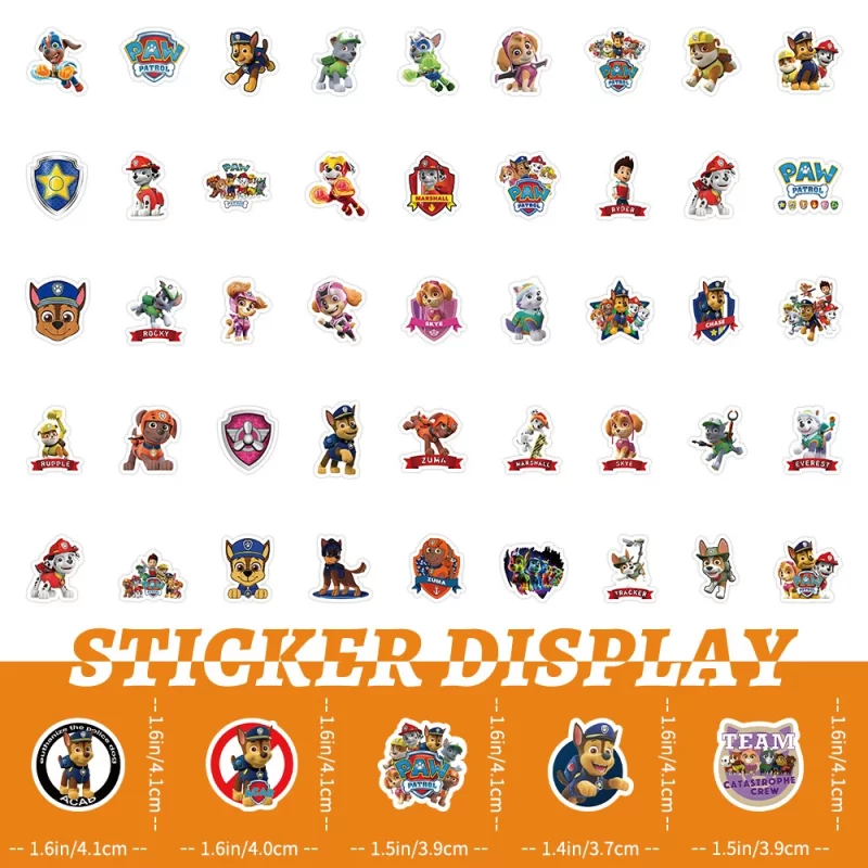 Pack 100 Stickers Pat Patrouille – Image 5